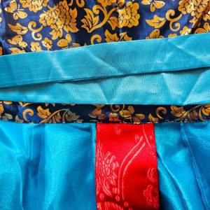 Hanbok mujer amarillo/turquesa - Imagen 11