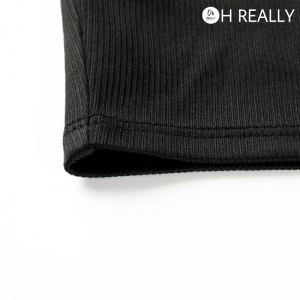 Top negro con hebilla ajustable - Imagen 12