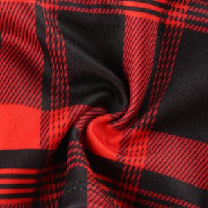 Crop top cuadros correa hebilla cremallera - Imagen 10