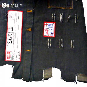 Chaqueta jeans abrigo parches - Imagen 14