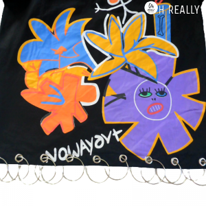 Abrigo gabardina flowers remaches - Imagen 11