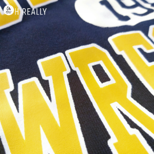 Polerón holgado vintage con letras - Imagen 4