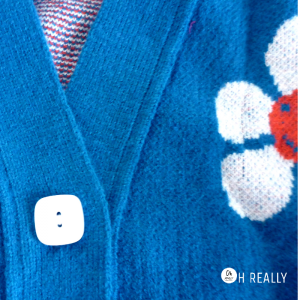 Cárdigan tejido con flores - Imagen 14