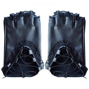 Guantes sin dedos cuero sintético - Imagen 5