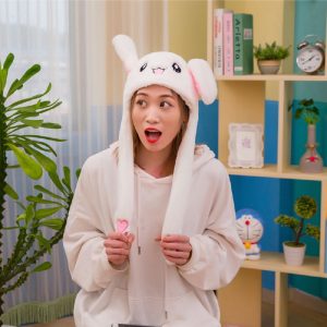 Gorro de conejo con orejas móvil - Imagen 8