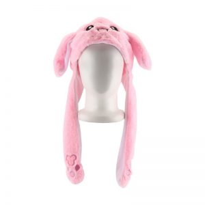 Gorro de conejo con orejas móvil y luces internas - Imagen 3