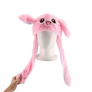 Gorro de conejo con orejas móvil y luces internas - Imagen 4