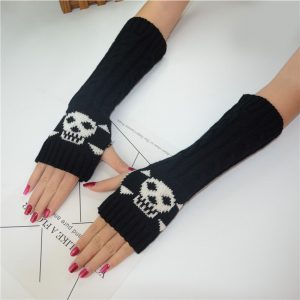 Guantes tejidos calavera - Imagen 7