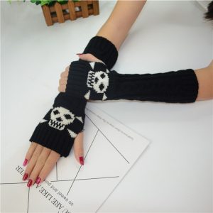 Guantes tejidos calavera - Imagen 9