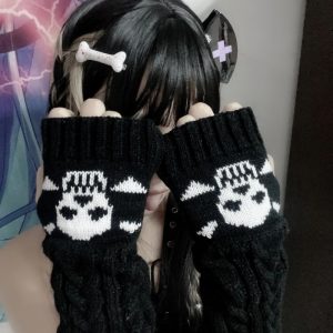 Guantes tejidos calavera - Imagen 10
