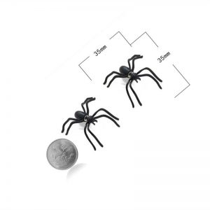 Pendientes araña negra - Imagen 6