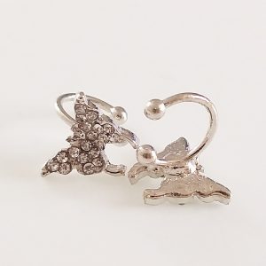 Pendientes de mariposa brillantes - Imagen 4