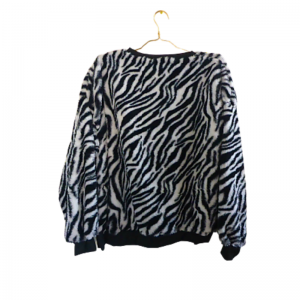 Polerón peludo rayas de cebra - Imagen 5