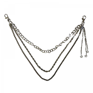 Jeans ajustados con remaches, cinturón y  cadenas - Imagen 6