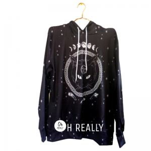 Sudadera Cat Dark night - Imagen 4