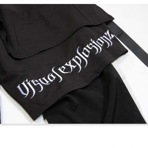 Pantalones multicapa con bordados - Imagen 4