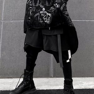 Pantalones multicapa con bordados - Imagen 6