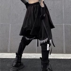 Pantalones multicapa con bordados - Imagen 7