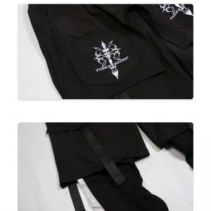 Pantalones multicapa con bordados - Imagen 11