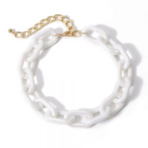 Collar acrílico blanco - Imagen 6