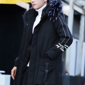 Parka capucha cuello piel - Imagen 6