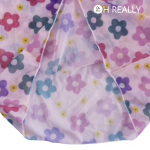 Camiseta flores transparente - Imagen 5