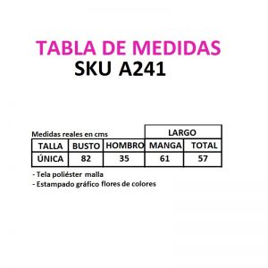 Camiseta flores transparente - Imagen 3