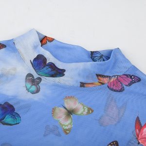 Camiseta mariposas transparente - Imagen 6