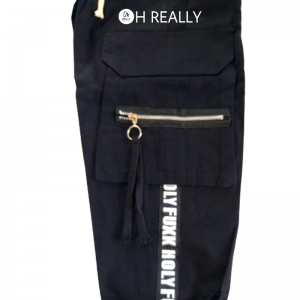 Pantalones cargo estampado letras - Imagen 12