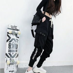 Pantalones cargo estampado letras - Imagen 9