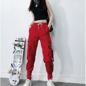 Pantalones cargo estampado letras - Imagen 7