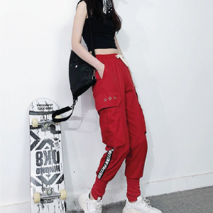 Pantalones cargo estampado letras - Imagen 5