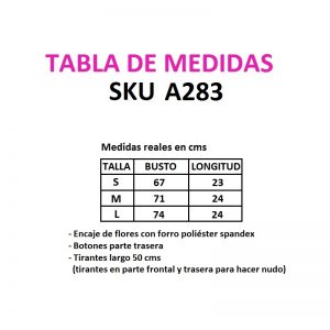 Top flores encaje - Imagen 3