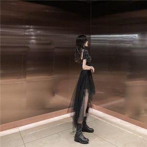 Falda gothic tul interior short - Imagen 11