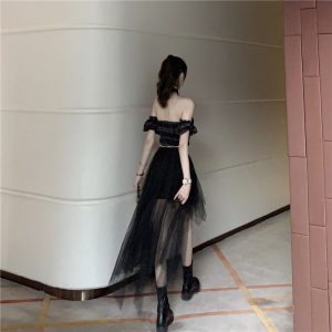 Falda gothic tul interior short - Imagen 4