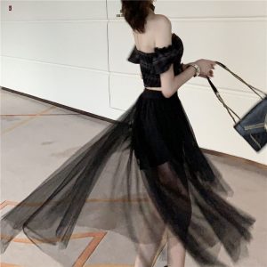 Falda gothic tul interior short - Imagen 5