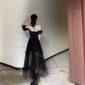 Falda gothic tul interior short - Imagen 8