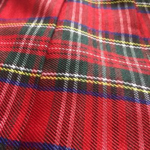 Falda cuadrille rojo con short interior - Imagen 11