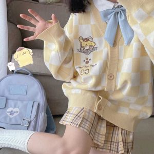 Cárdigan Cuadros - Imagen 4