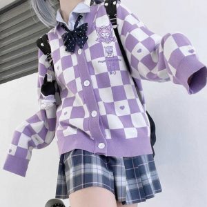 Cárdigan Cuadros - Imagen 8