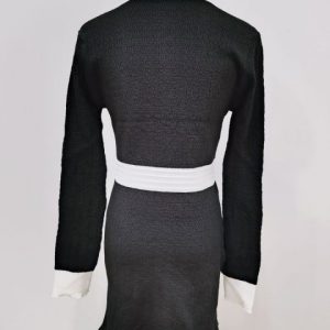 Vestido tejido coreano ajustado - Imagen 12