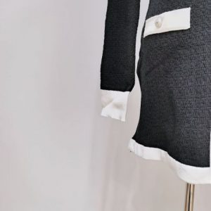 Vestido tejido coreano ajustado - Imagen 9