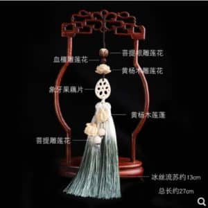 Colgante Hanfu flor de loto - Imagen 4